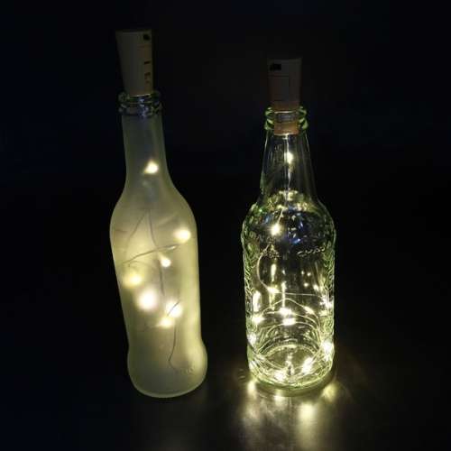 Beautiful Wine Bottle Cork Lights Copper Wire String Lights.. - low low  shipping-