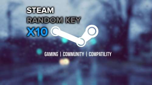 x10 RANDOM STEAM CD KEY  (NEW STOCK)