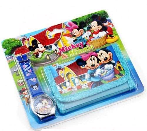 Disney kids wallet and watch.. various characters.. HAVE A LOOK-  LOW  SHIPPING SPECIAL**