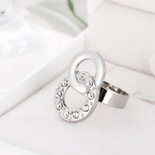 European Crystal  Necklace Earring Bracelet Ring Set - low shipping