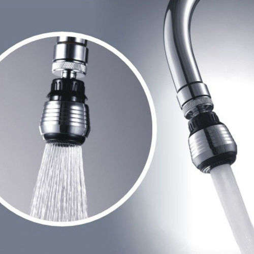 360 Degree Swivel Tap Aerator Sink Mixer Faucet Nozzle Dual Spray