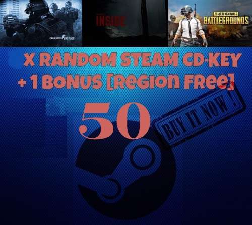Steam keys X 50 Random