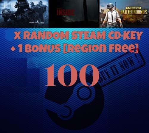 Steam keys X 100 Random
