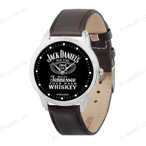 Jack Daniel's leather strap watch