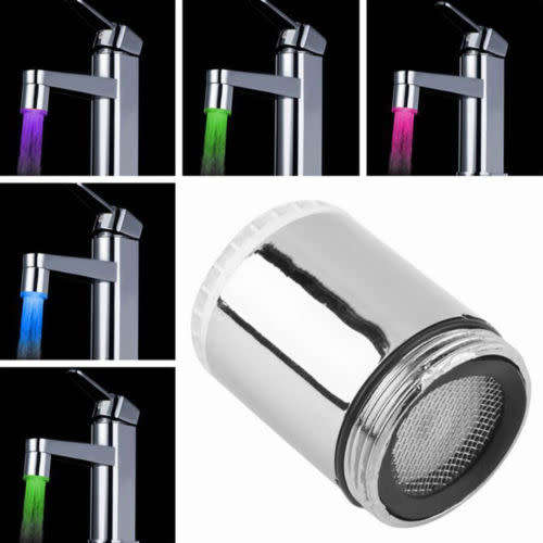 LED color changing temp sensor