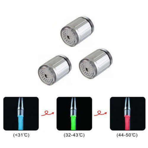 LED color changing temp sensor