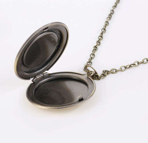 Celtic-Unicorn Tibet silver Locket and chain