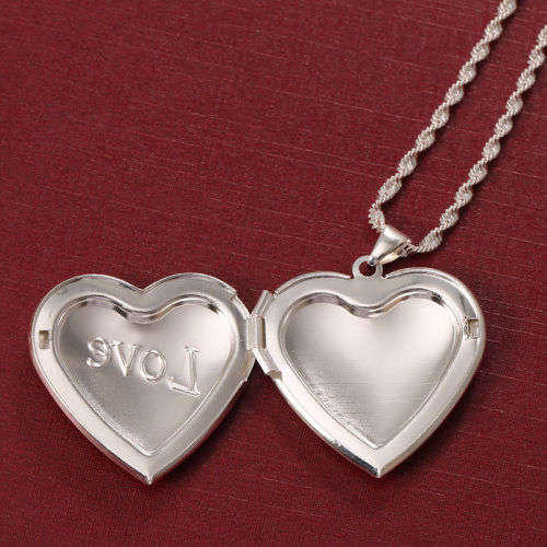 Heart locket and chain