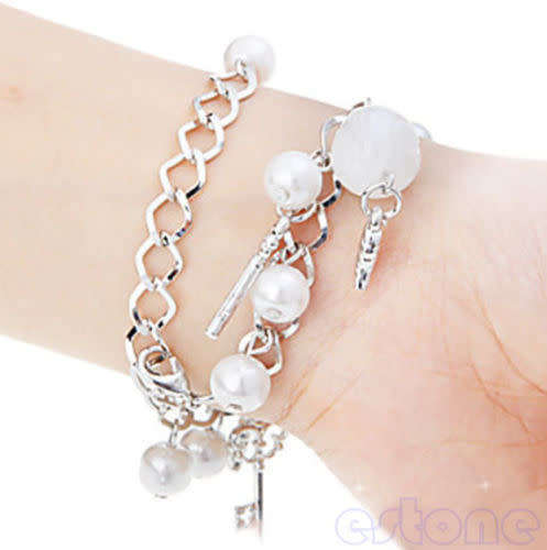 Beautiful elegant ladies charm watch