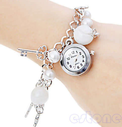 Beautiful elegant ladies charm watch