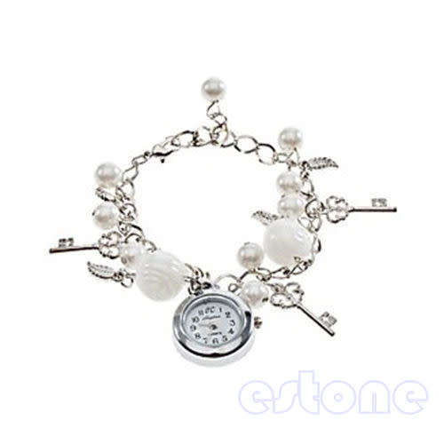 Beautiful elegant ladies charm watch