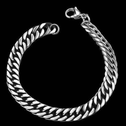 Solid stainless steel bracelet