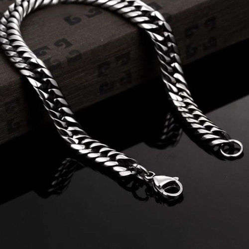 Solid stainless steel bracelet