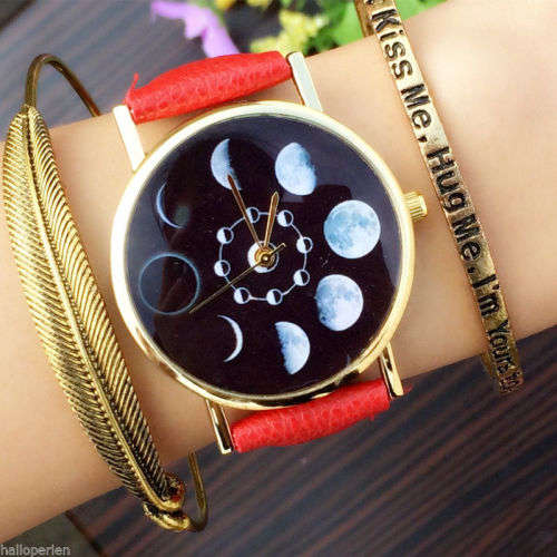 Stunning moon phase design watch