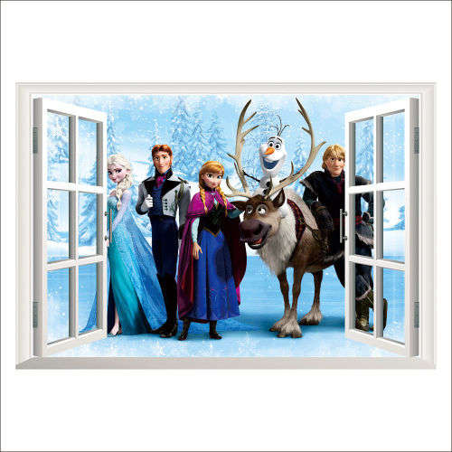 Frozen 3D wall decal!! awesome editon to your little ones room