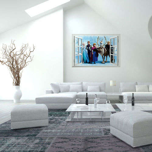Frozen 3D wall decal!! awesome editon to your little ones room