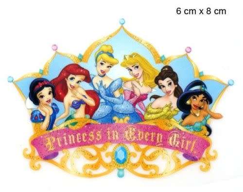 Stunning iron on decals for your princess!!