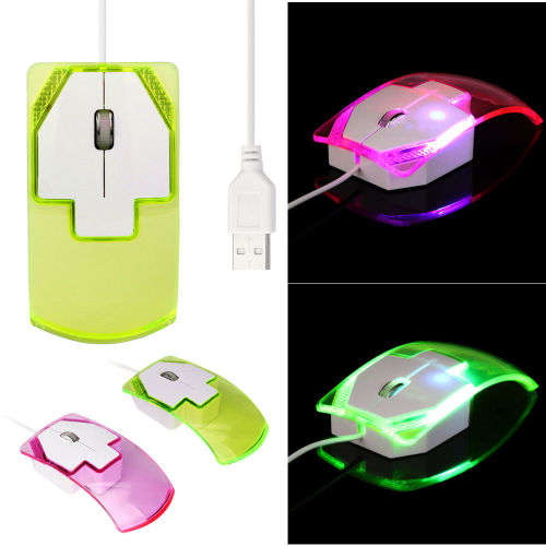 Stunning and unusual clear led mouse