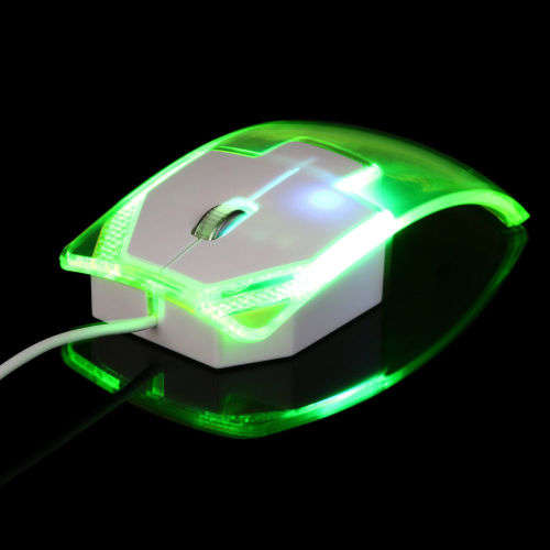 Stunning and unusual clear led mouse