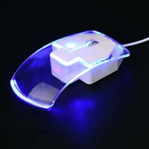 Stunning and unusual clear led mouse