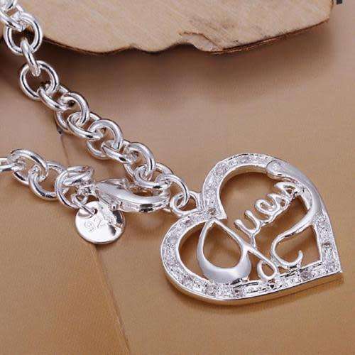 Stunning Silver Guess design bracelet