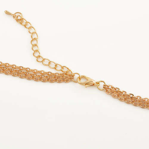 gold Charm, Statement Pendant with Necklace