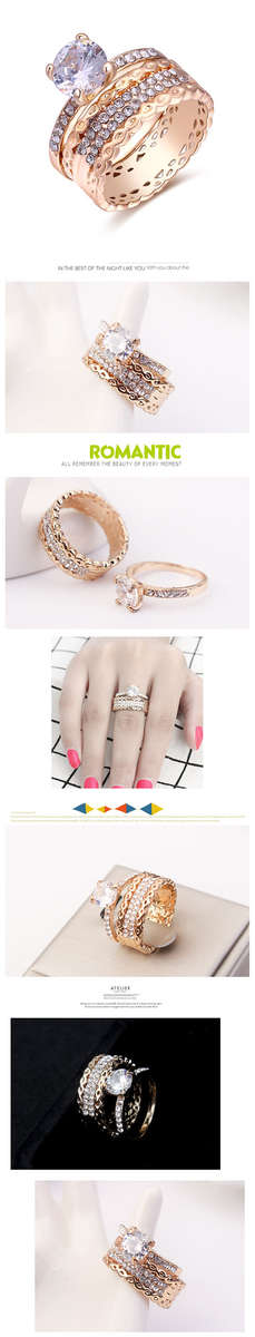 Stunning 9ct gold and cz plated engagement set!!