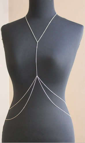 Absolutely stunning body chain..