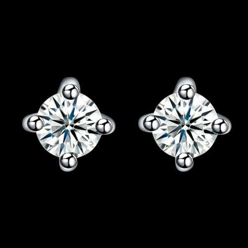 925 certified sterling silver stud earrings