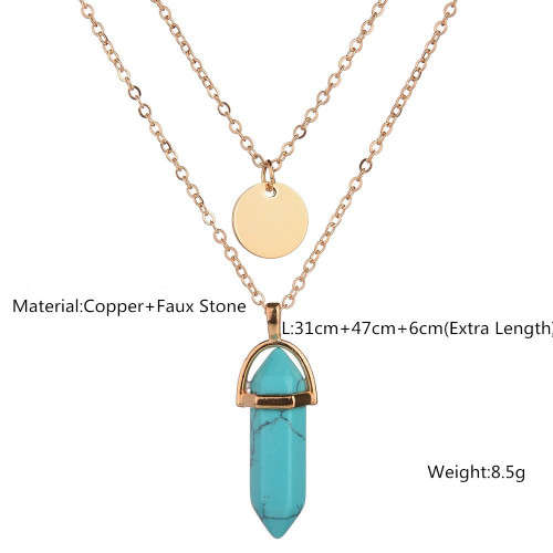 Chakra healing pendant with multi chain and charm..Various stones to choose from