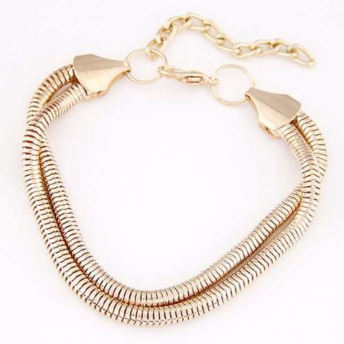 9ct Gold plated link bracelet...