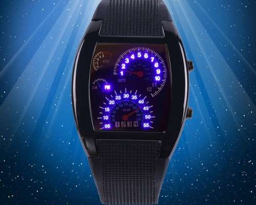 Digital LED car dash style watch...