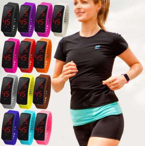 Digital LED watch.. with magnetic closure..various colors.. LOWEST SHIPPING