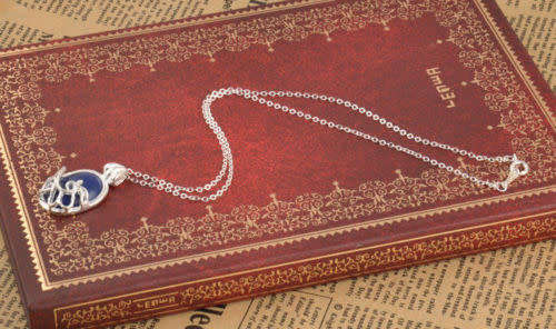 Vampire Diaries elena Gilbert's Anti-sunlight Lapis Lazuli Vintage Necklace- LOWEST SHIPPING