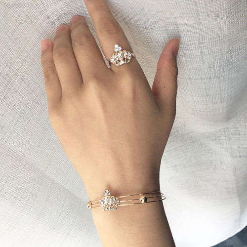 Crown design rose gold 4 piece set !!!.. LOWEST SHIPPING