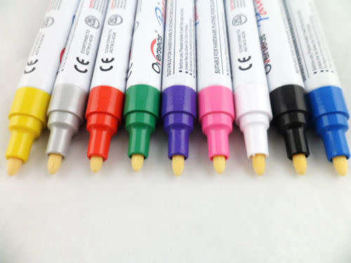 Waterproof Permanent Paint Marker Pen Car Tyre Tire Tread Rubber Metal. LOWEST SHIPPING