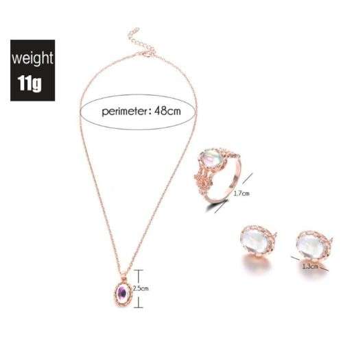 Opalescent moonstone 4 piece jewelry set!! LOWEST SHIPPING