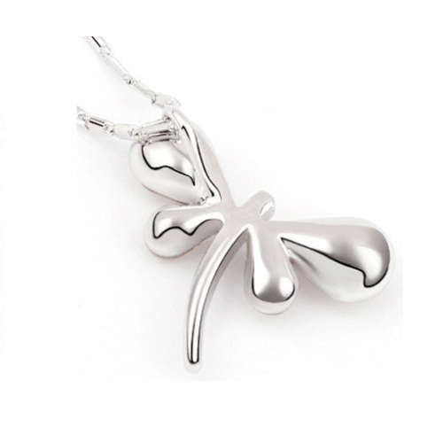 Crystal Dragonfly Pendant and chain..LOWEST SHIPPING