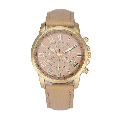 Gold Geneva ladies analog watch.. LOWEST SHIPPING
