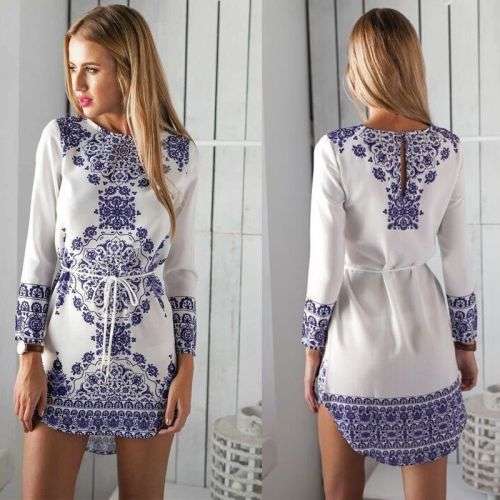 Summer  Ladies Casual Mini Dress