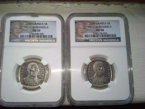 New label 2000 AU55 and AU58 set