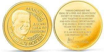 Five Mandela 1/2 oz Mint Marks