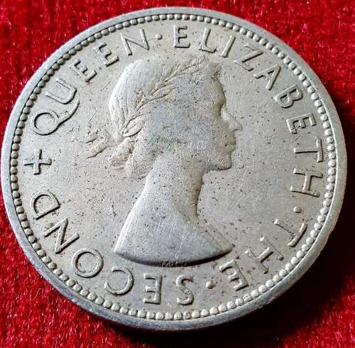 RHODESIA  AND NYASALAND. HALF CROWN. 1955. EXCEPTIONAL CONDITION(A).