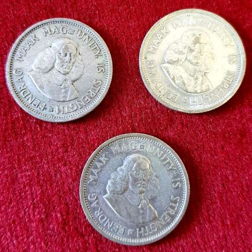10 CENTS .SOUTH AFRICA . 3 X COINS.1 X "62 , 1 X "63 .1X "64 SILVER 18 gr. EXCEPTIONAL !!