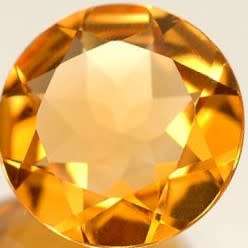CITRINE. NATURAL MINED. 0.235cts. ( 4.00.mm) IDEAL FOR SETTING!!
