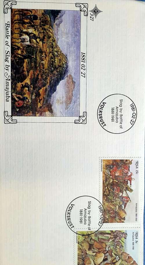 SLAG VAN AMAJUBA.100 JAAR HERDENKING. 1981.