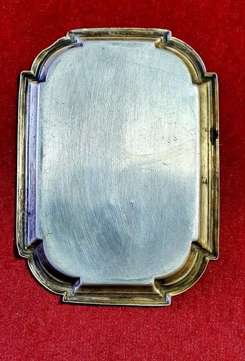 ANTIQUE 1890 CONDIMENT SERVING TRAY. 925 SILVER. 37.3 GRAMS