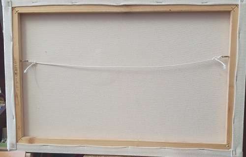 DERRIC VAN RENSBURG. LARGE  OIL ON CANVAS. 600 mm X 400 mm VALUED R15000.00