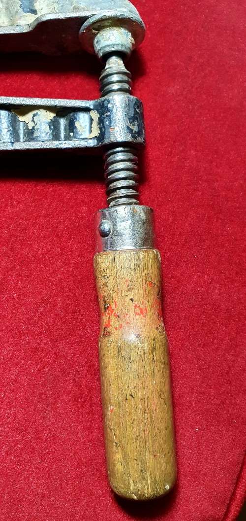 ANTIQUE BESSEY LONG BAR CLAMPS MADE IN GERMANY . ORIGINAL HANDLES !!