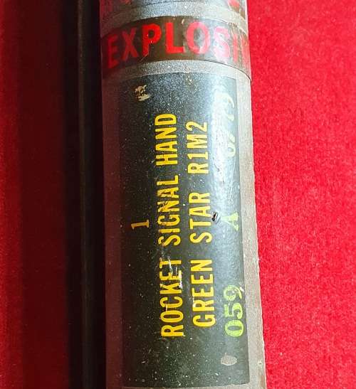 SADF. HAND SIGNAL ROCKET HOLDER. R1 M2.